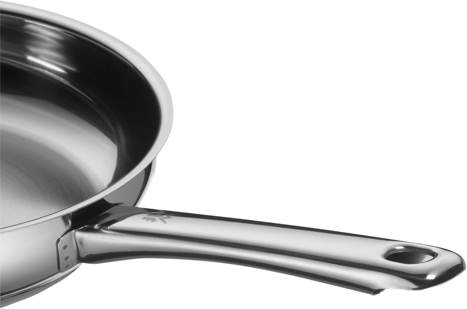 WMF Uncoated Profi Cromargan Frying Pan, Silver, 24 Cm image number 1
