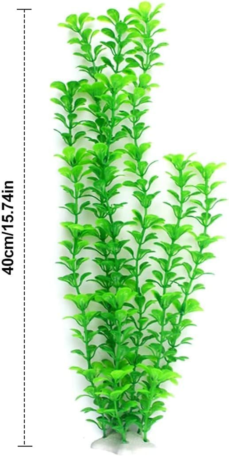 Aquarium Fish Tank Plastic Plants, 4 Pcs Aquarium Plants Fish Tank Decorations, Aquarium Artificial Plants Aquarium Decoration image number 1