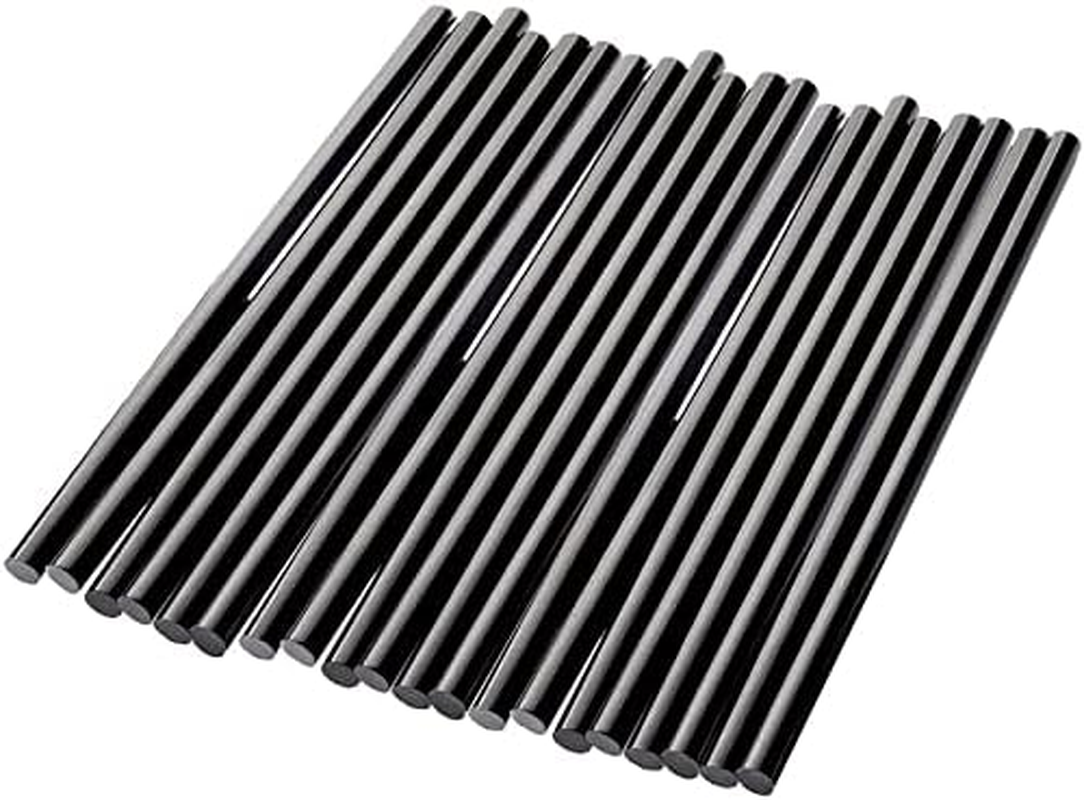 100Pcs Hot Melt Glue Stick Strips High Adhesive Hot Glue Gun Sticks for Car Audio DIY Art Craft Home Office Project Craftwork Fix & Repairs Diameter (Black 0.43"*7.87"(11Mm*200Mm)) image number 4