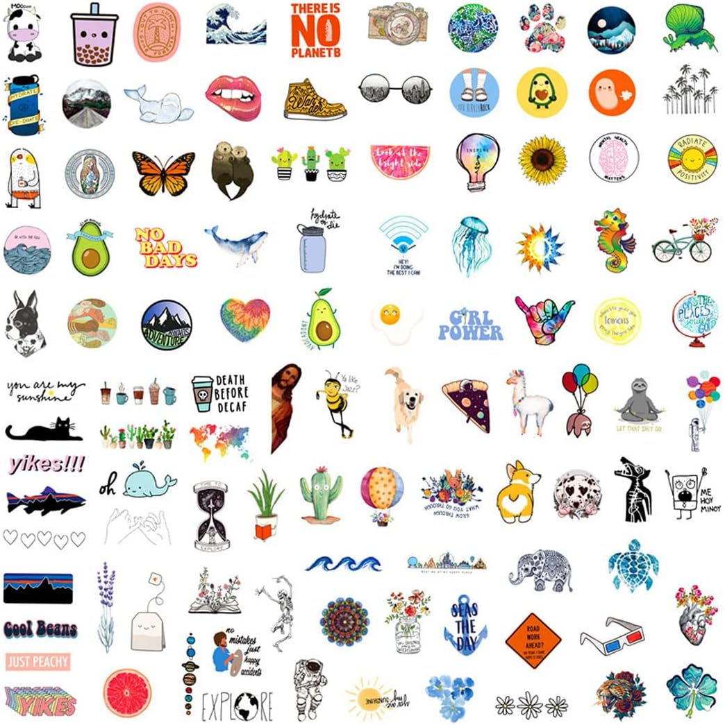 UTSAUTO Graffiti Stickers Decals Pack of 100 Pcs Car Stickers Motorcycle Bicycle Skateboard Luggage Phone Pad Laptop Stickers and Bumper Patches Decals Waterproof (Type 2) - Type5 image number 5