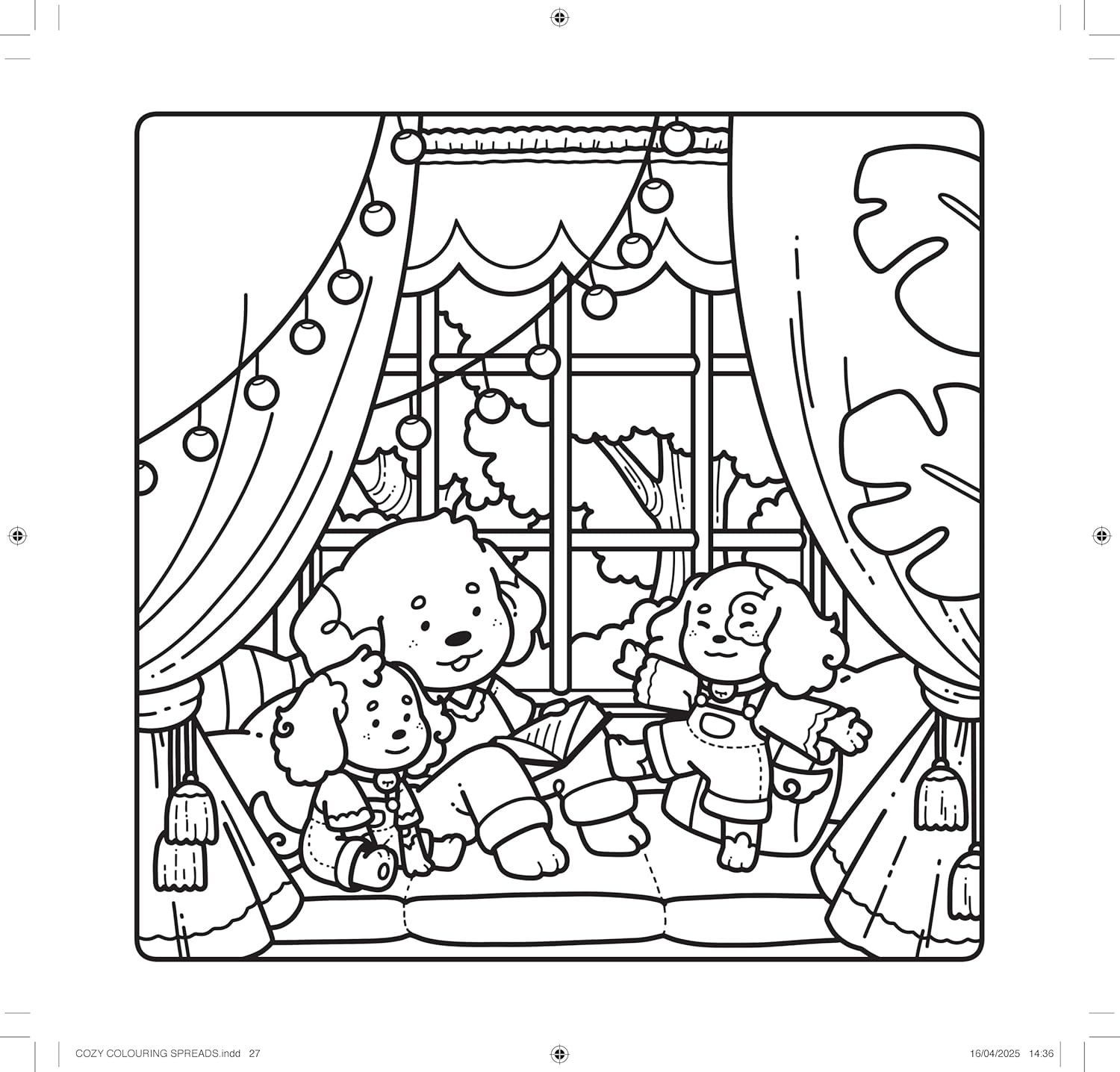 Cute & Cosy: Cuddly Days: a Simple, Snuggly Colouring Book