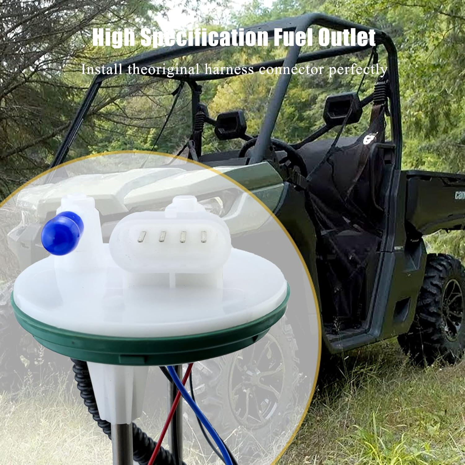 709000662 Fuel Pump Assembly Fits for Can-Am Defender 500 800 1000 HD10 HD8 HD5 PRO/DPS/PRO/XT 2016-2021,47-1025 image number 4