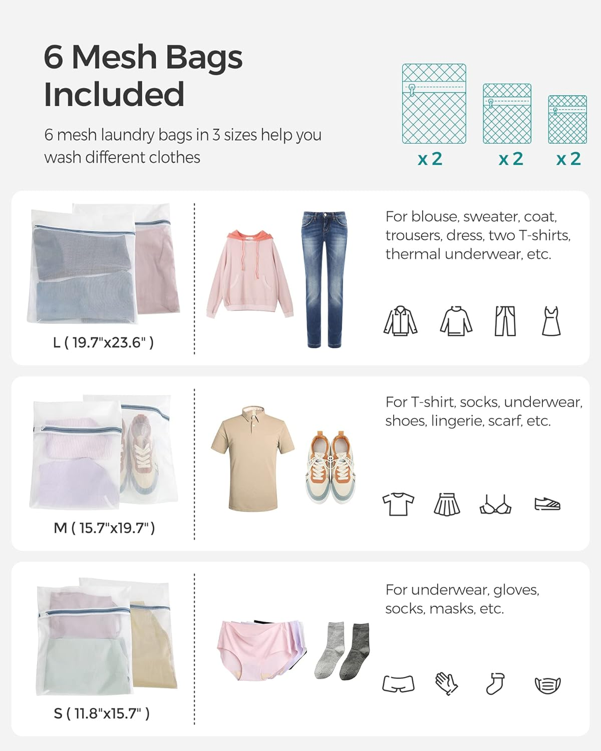 SONGMICS Laundry Hamper, 29 Gal (110L) Divided Laundry Basket with Removable Liner Bag, Synthetic Rattan Handwoven, with Lid and Handles, Foldable, 22.4 X 13 X 23.6 Inches, Gray ULCB52WG image number 5