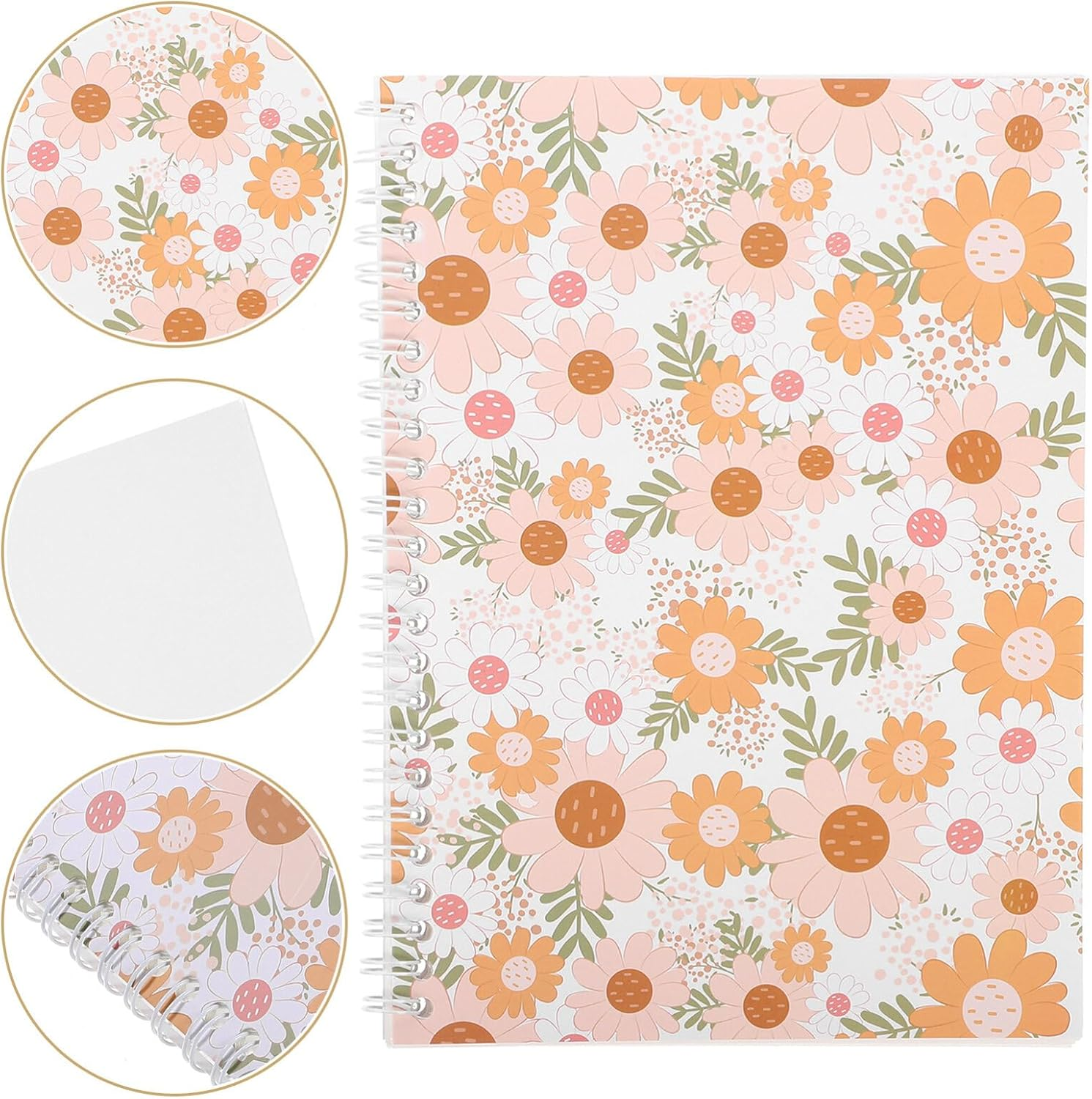 COHEALI Blank Sticker Book Collecting Album Reusable Stickers Storage Organizer Book Release Paper Sticker Keeper Organizer with 32 Sheets - Style 3 image number 6