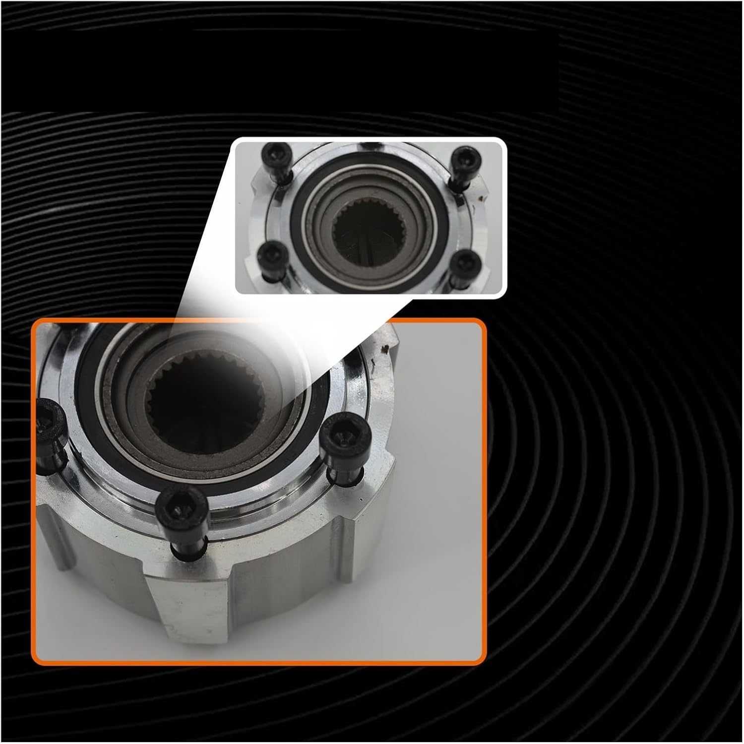 VMDWAQ Fit for N-I-S-S-A-N 4X4 D21 D22 Pickup Xterra Pathfinder Navara Free Wheel Locking Hub Padlocks 28 Splines Auto Accessories 40250-2S610 image number 3