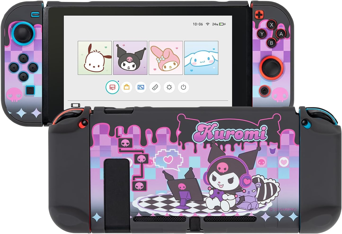 Switch Case for Regular Switch,Cute Protective Case,Hard PC Cover Case,Anti-Scratch Protective Shell Compatible with Regular Switch Console and Game Console Controller image number 5