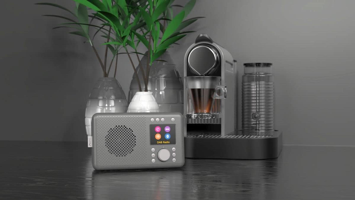 Pure Elan Connect Dab+/Fm/Internet Digital Radio with Bluetooth (Charcoal) - Charcoal image number 2