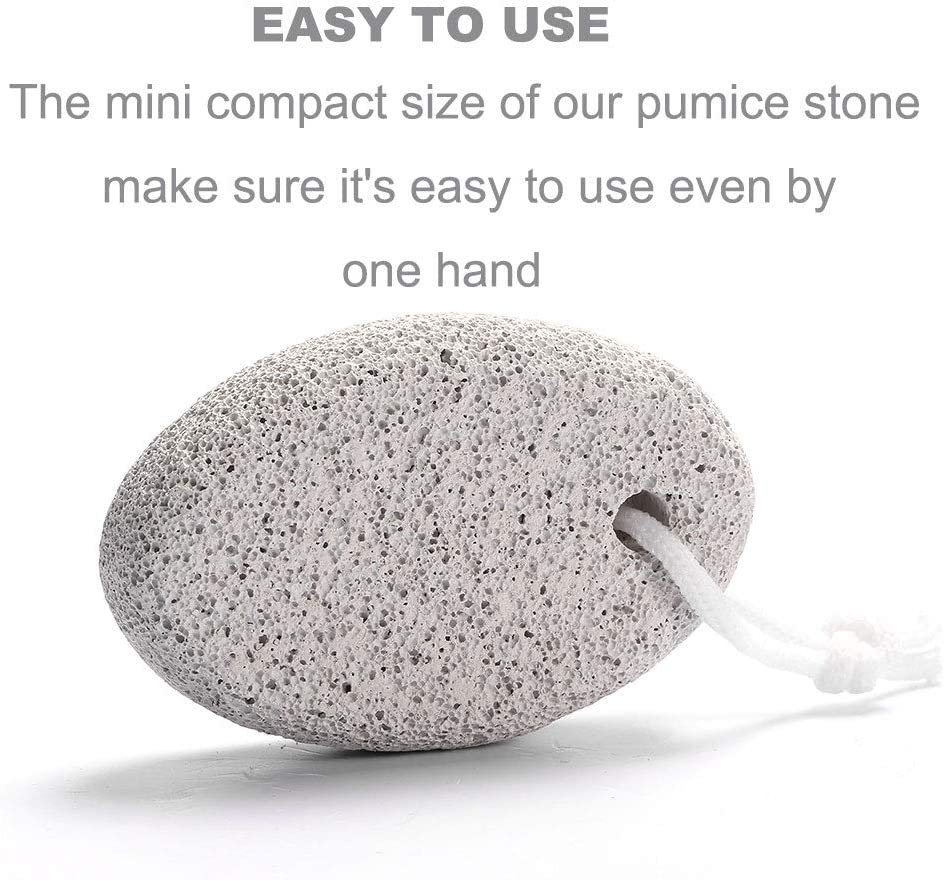 Borogo Natural Pumice Stone for Feet, 5-Pack Lava Pedicure Tools Hard Skin Callus Remover for Feet and Hands - Natural Foot File Exfoliation to Remove Dead Skin, Heels, Elbows, Hands image number 1