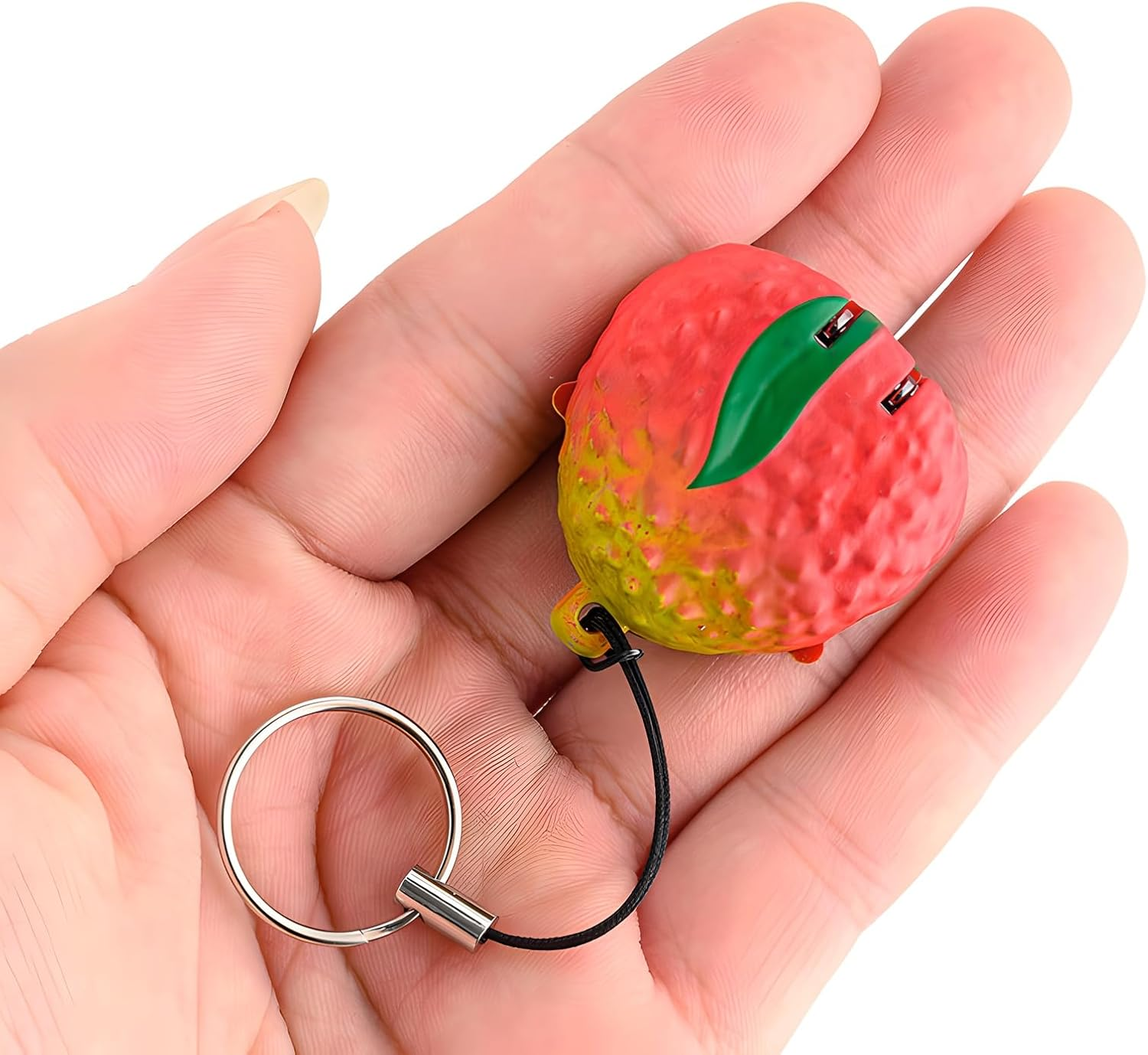 Nail Clippers for Women, 1Pcs Cute Pineapple Finger Nail Clipper Mini Folded Nails Cutter Keychain Pendant Bag Charm