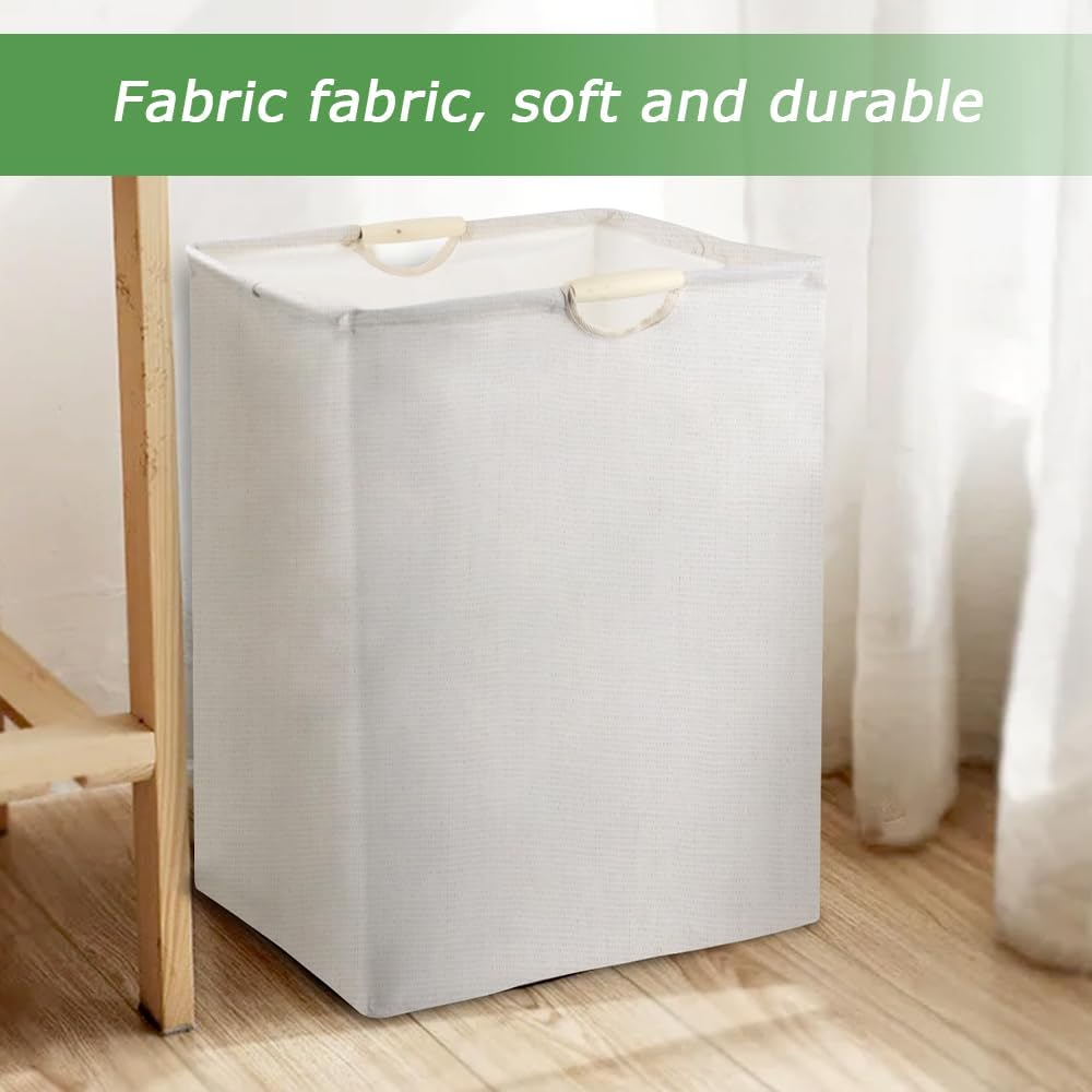MOTRAIN Laundry Basket, 36L Foldable Laundry Hamper Bathroom Storage with Handle, Laundry Basket for Bedroom, Bathroom, Dorm, Laundry Room image number 1