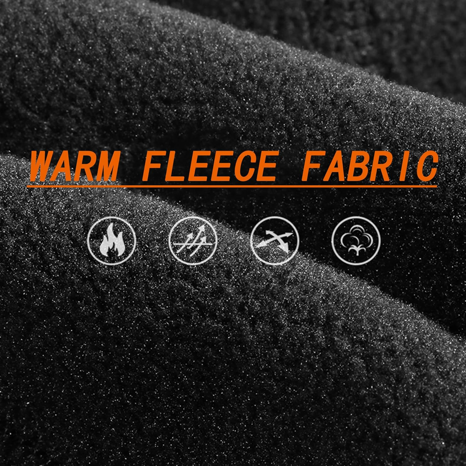 Skull Cap Helmet Liner with Glasses Holes Winter Fleece Cycling Cap Beanie Thermal Hat for Men Women Cycling Running image number 3