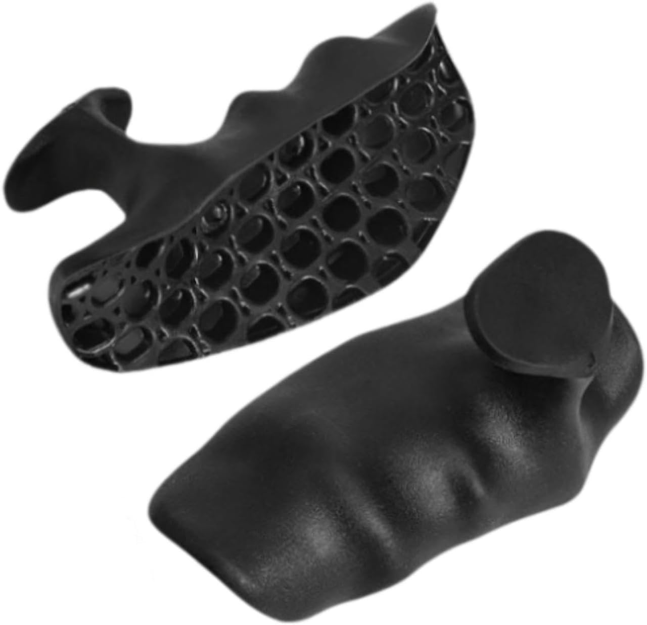 Anti Slip Workout Grips Ergonomic Rubber Gym Hand Protectors for Weight Lifting Black Non Slip Training Grips image number 5