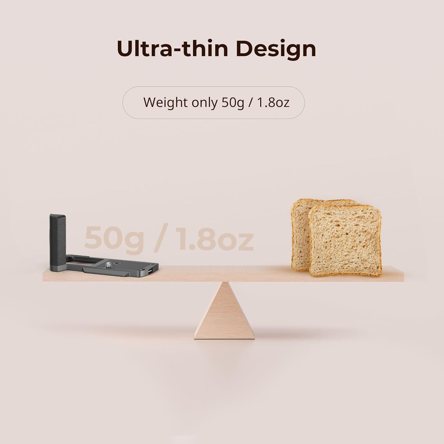 Smallrig L-Shape Handle for Panasonic LUMIX S9 with Ergonomic Silicone Grip, Built-In Quick-Release Plate for Arca for Quickly Switch on Tripods/Handheld Shooting - 4517 image number 5