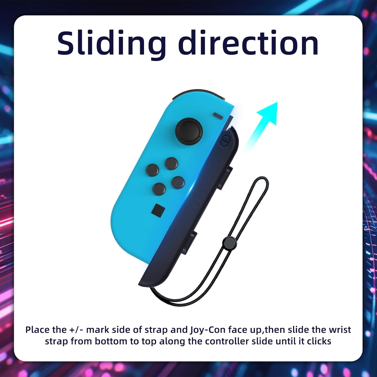 Wrist Strap Controller, 2 Pcs Adjustable Controller Straps Game Controller Wrist Strap Lanyard Replacement Parts for Joypad image number 4