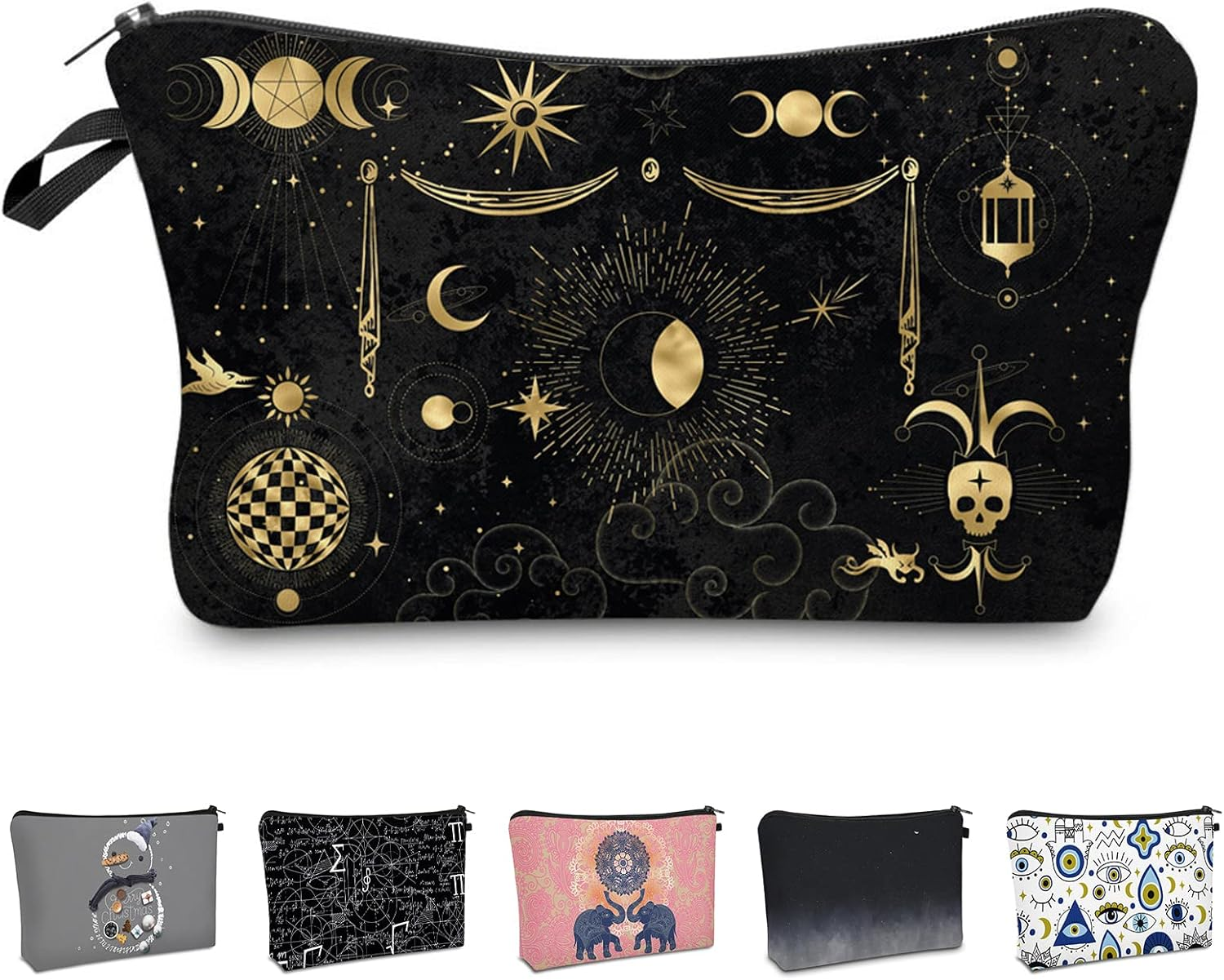 Makeup Bag for Purse Cute Cosmetic Bag Travel Toiletry Bag Pouch Waterproof Organizer Bag for Women Girls, Mermaid Fish Scales, One Size,