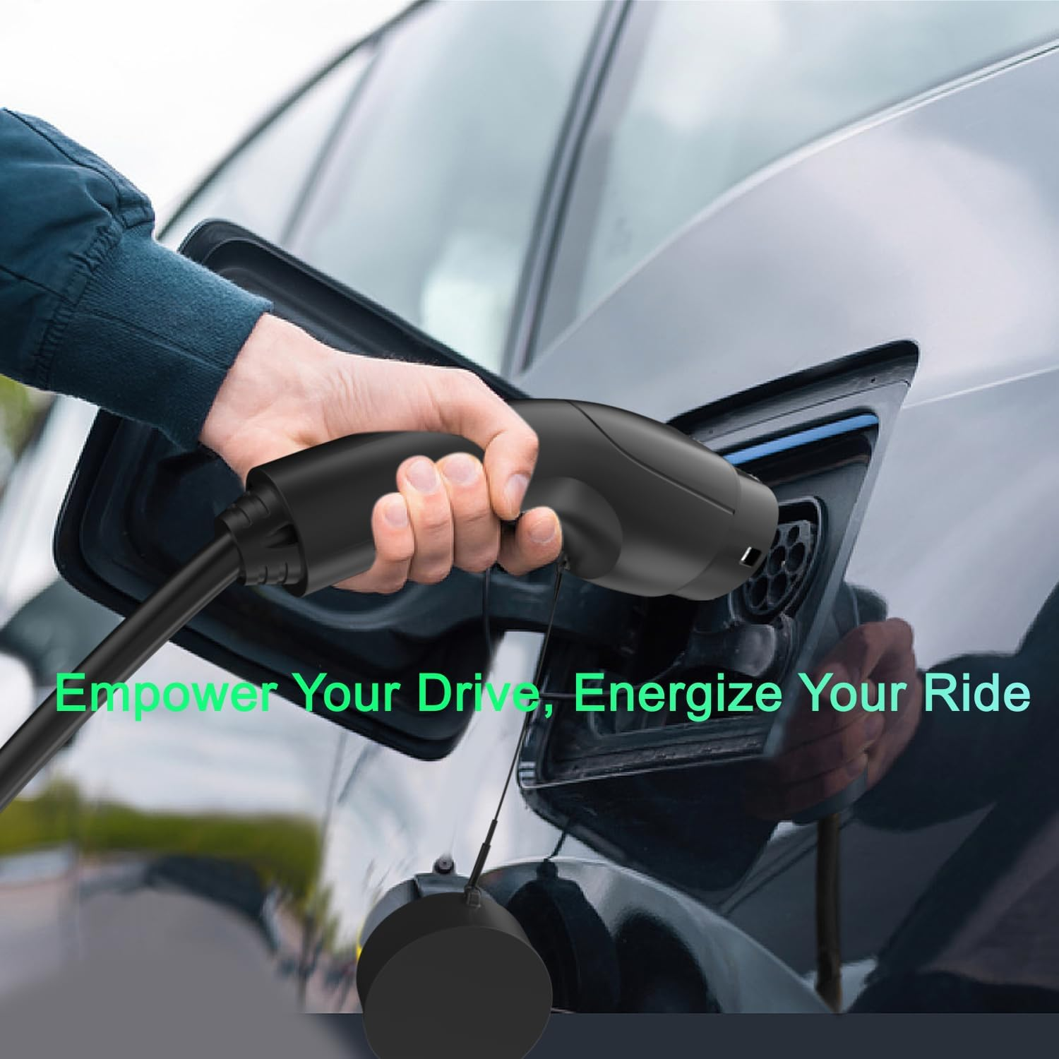 EV Charging Cable with Storage Bag, Mode 3 Type 2 to Type 2 EV Fast Charging Cable, 22KW 32A 5M Electric Car Charging Cable, 3 Phase Type 2 Charging Cable for EV & PHEV image number 4