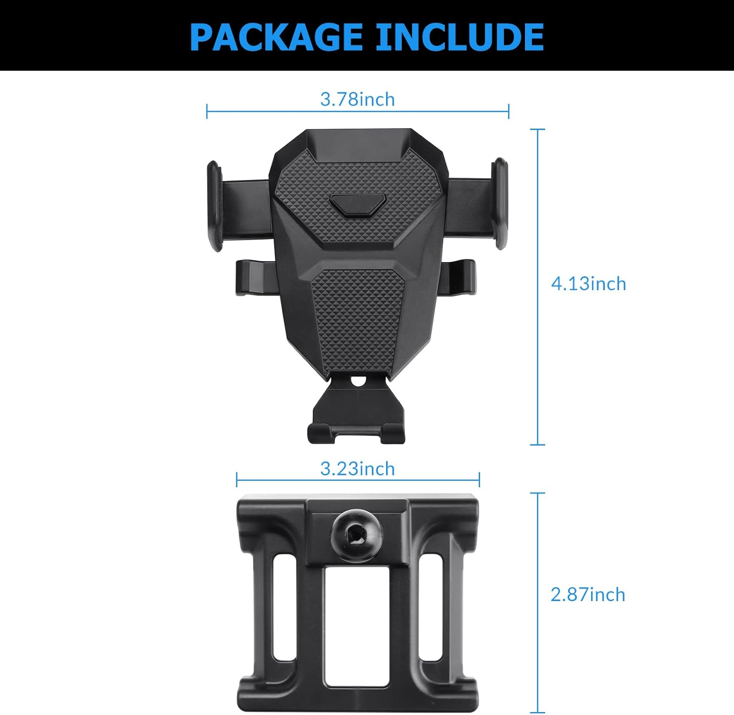 DLOVEG Car Phone Holder Mount for Mazda CX-5 2023-2022, 2023 Accessories, Compatible with 4.5-7.5 Inch Smartphones, Black image number 4