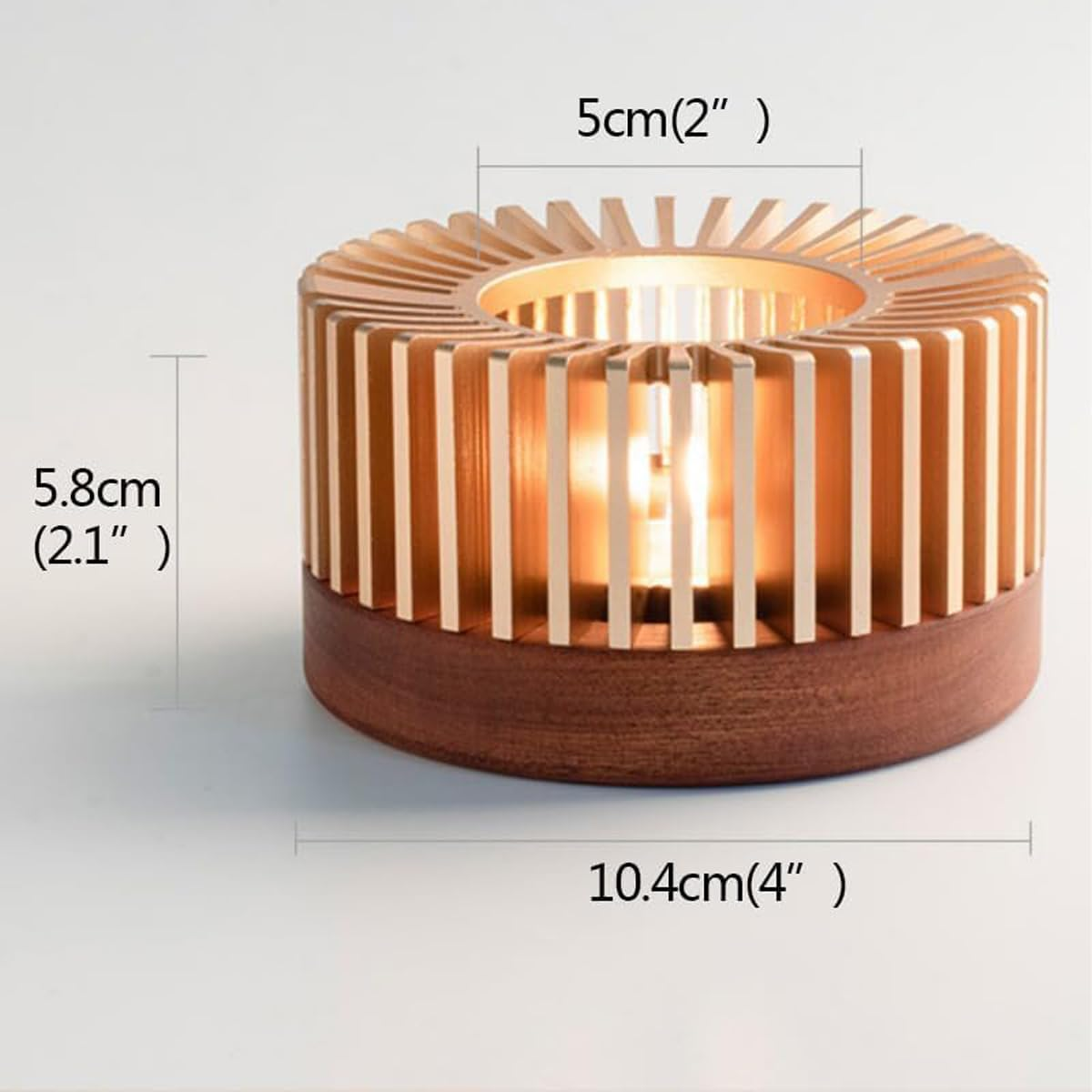 Sarini Oil Burner,Tea Light,Fragrance Oil Lamp, Amazing Night Effect,Aroma Lamp Ambience Made of Anodised Aluminium, Aroma Lamp,Can Be Used as a Warmer image number 6
