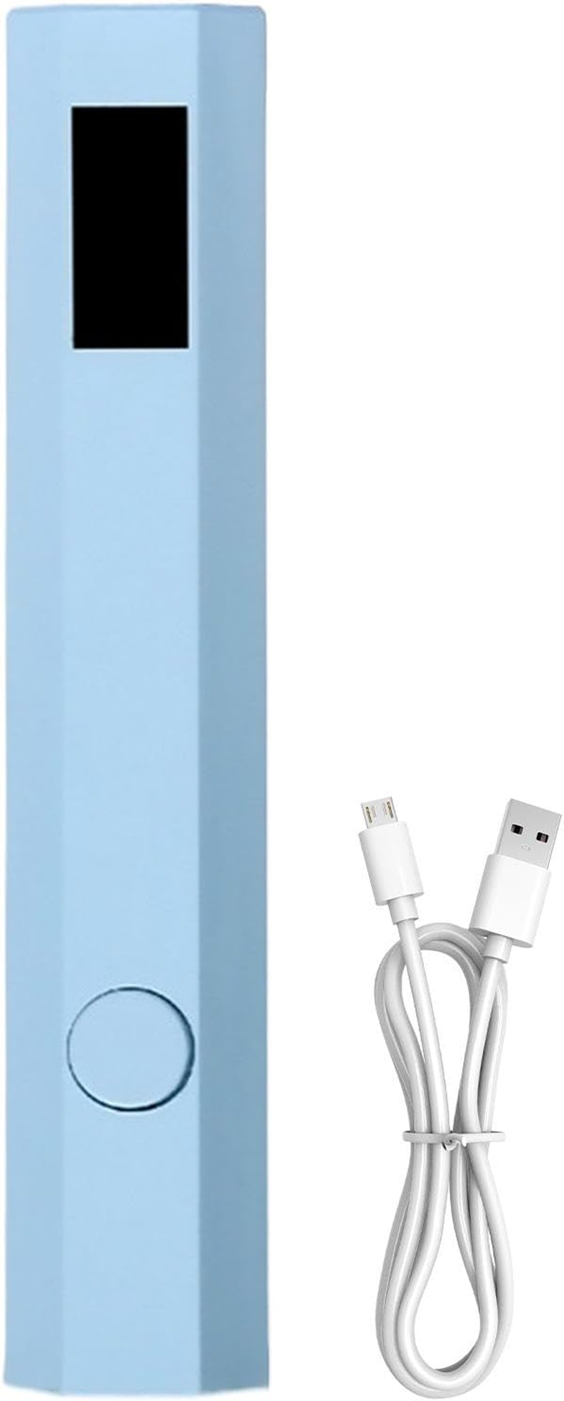 Portable Uv Led Nail Lamp, Rechargeable Nail Dryer, Lightweight Compact, Small Travel Friendly, Handheld Curing Light for Home and Salon, Gel Polish, 10.3X1.9Cm