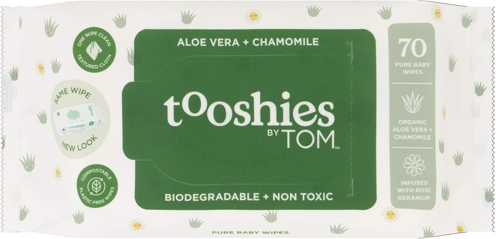 Fragrance Free 70 Pure Baby Wipes, 70 Count