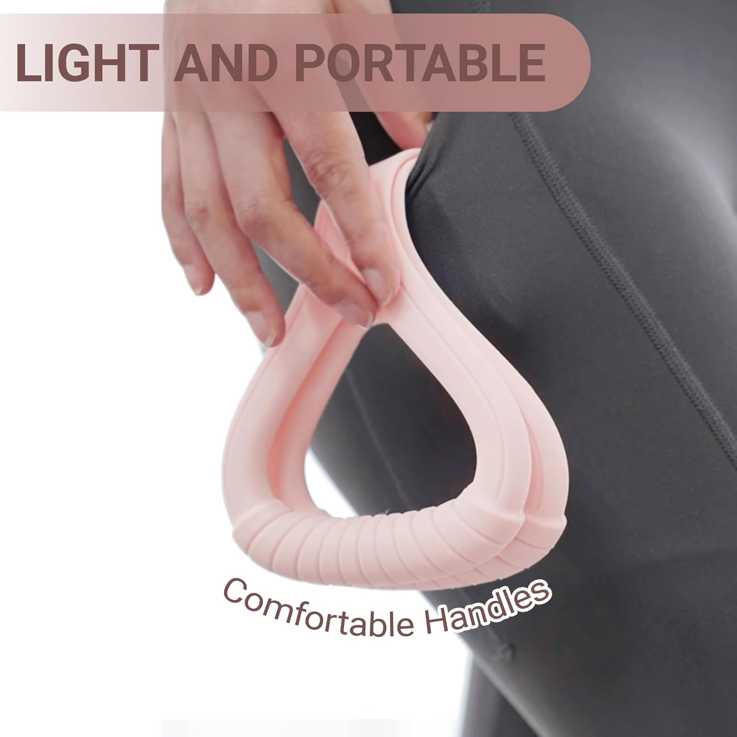 Viiotu Figure 8 Resistance Band,Upgraded Shoulder Stretch Resistance Bands with Handles,Silicone Exercise Bands for Workout Arm Back at Gym Home image number 1