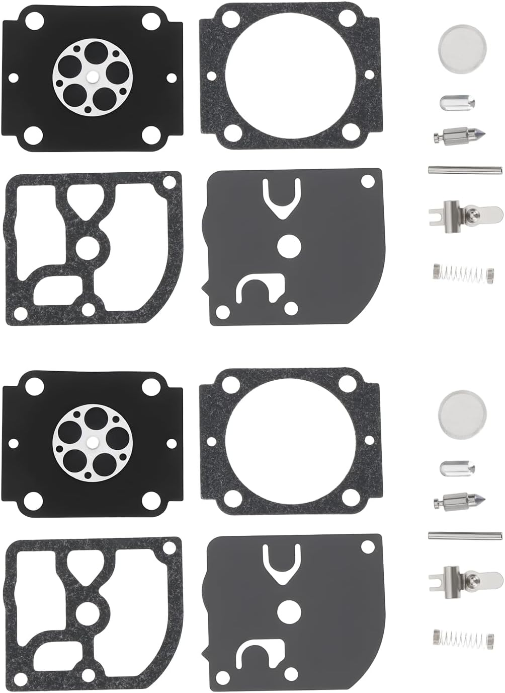 Emsea 2Set Carburetor Rebuild Kit 4241 007 1700 Compatible with Stihl BG56 BG66 BG86 FC56 FS70 Compatible with Zama S261 Series image number 3