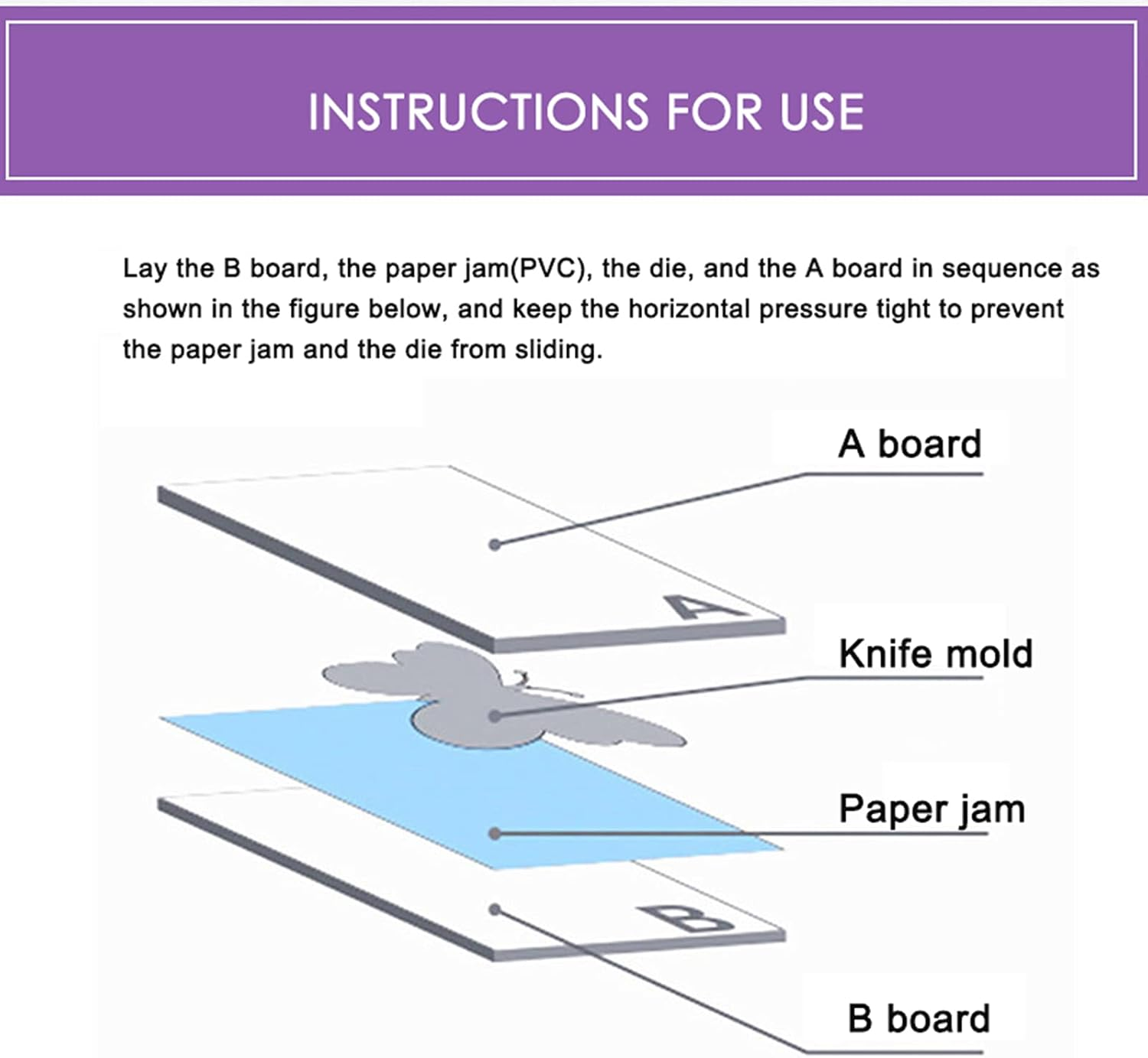Portable Manual Die Cutting & Embossing Machine DIY Scrapbooking Die-Cut Machine with Cutting Pads for Paper Card Making Decoration Arts & Crafts Handmake Projects Tools - Purple image number 2
