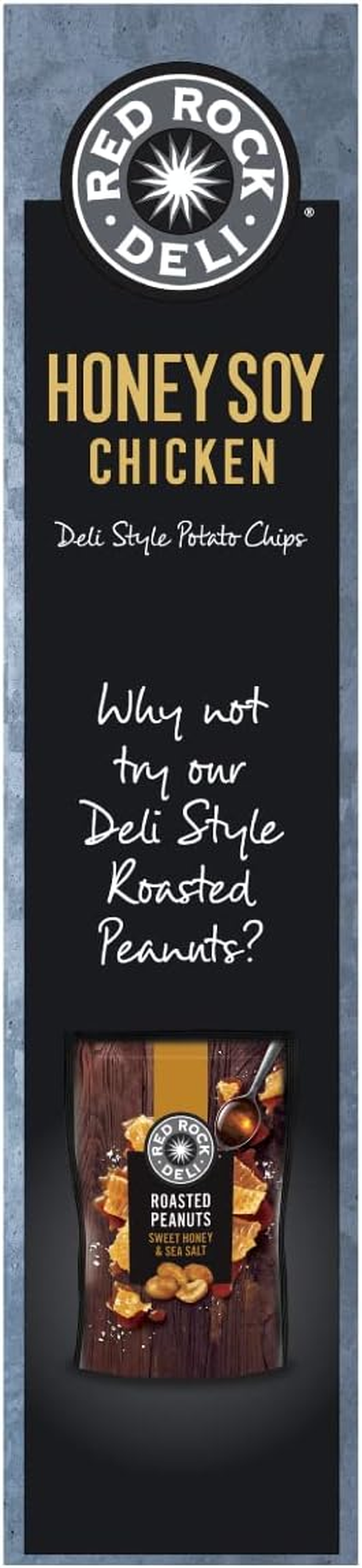 Red Rock Deli Honey Soy Chicken Premium Potato Chips 140 G image number 1