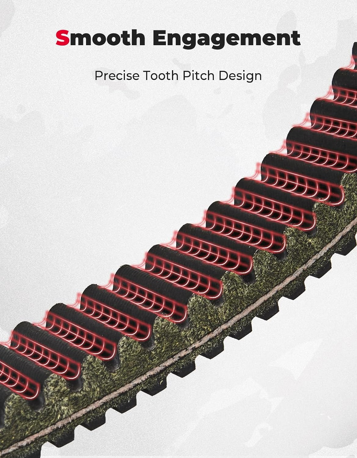 KEMIMOTO UTV Drive Belt, Compatible with Can-Am 2016-2020 Defender (Max) HD8 HD10 Maverick Sport (Max) 1000 1000R Trail 800 1000 800R 1000R 2018 Maverick X3 900 HO, OEM Replace 422280656 422280654 image number 6