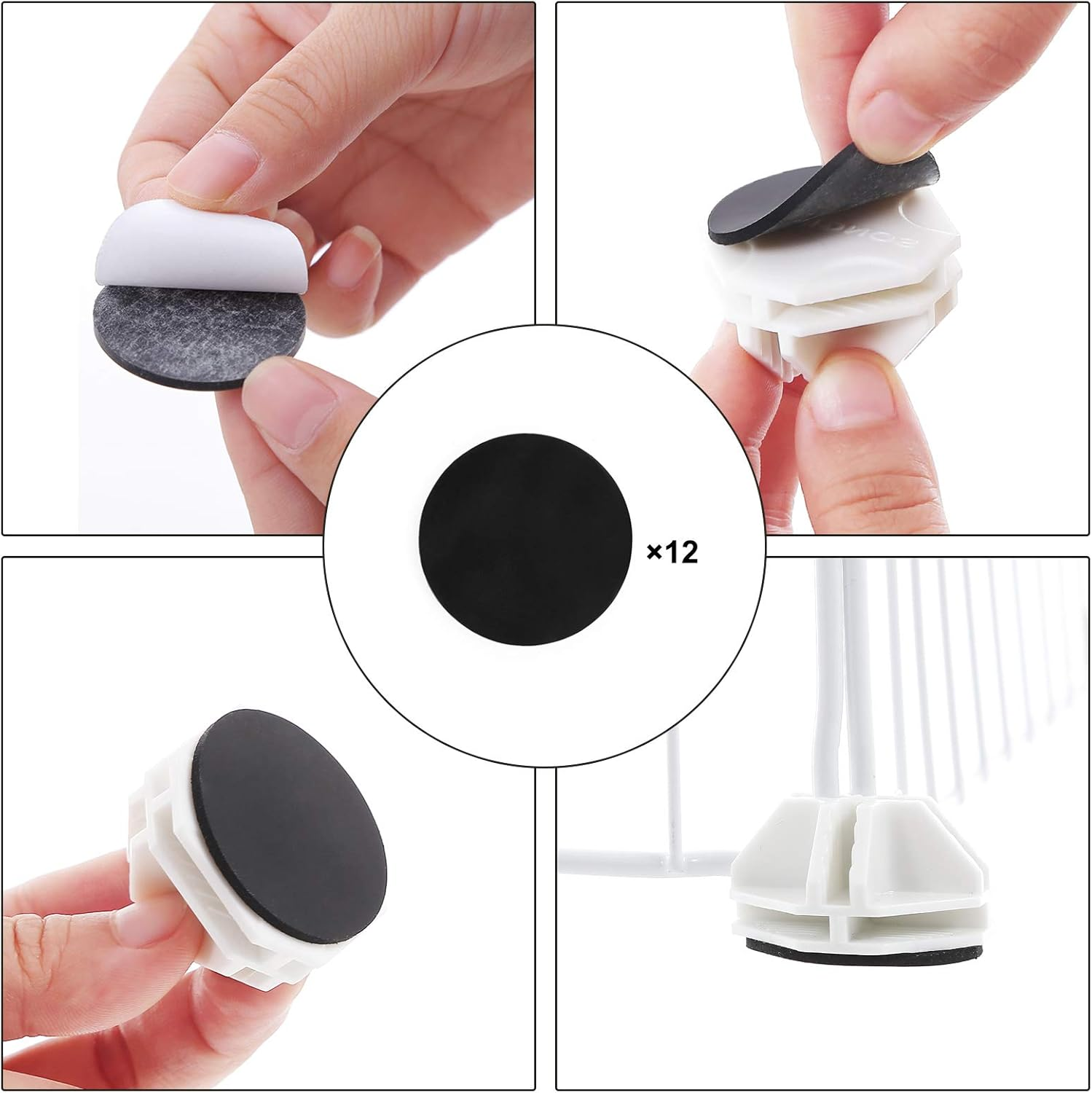 SONGMICS Guinea Pig Playpen, Indoor Rabbit Run Hutch Cage, Large Exercise Enclosure, DIY Metal Modular Fence for Hamster, Pet, Small Animals, White LPI01W image number 2