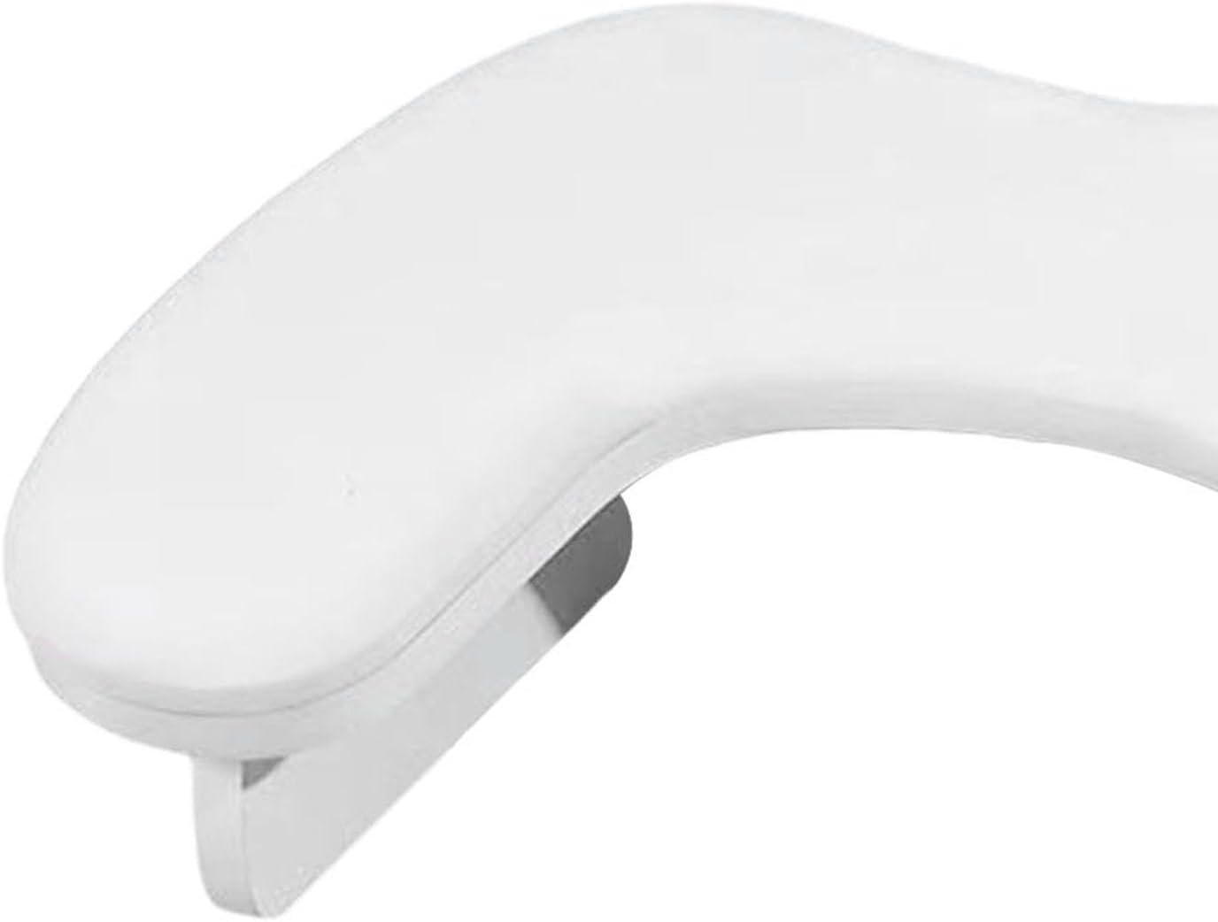 Nail Arm Rest Pillow, Armrest, Practical PU Leather U Shaped Stand Mat Holder for Home Manicure Nail Art Salon Women, White image number 2