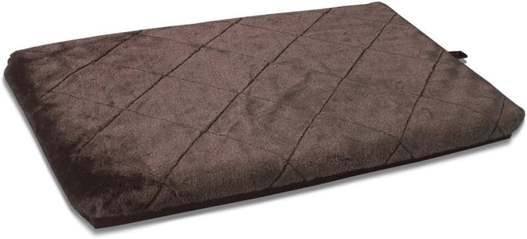 Furhaven Pet Kennel Pad | Reversible Two-Tone Water-Resistant Crate or Kennel Pad Pet Bed for Dogs & Cats, Green, Medium