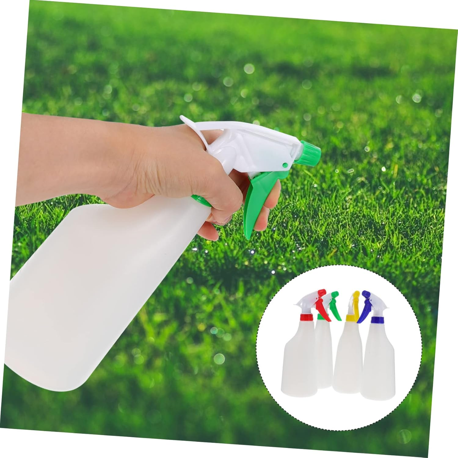 PHENOFICE 4Pcs Spray Bottle Scale Gardening Watering Can for Household Pots Water Sprayer image number 3