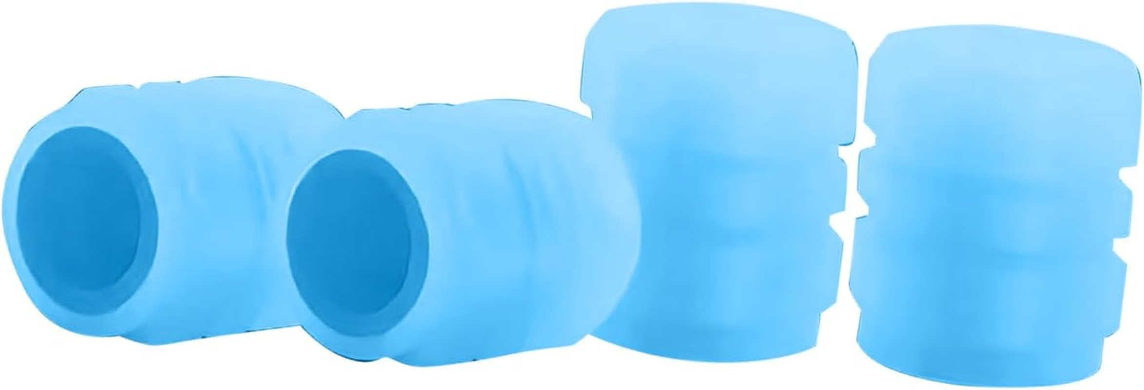 Fluorescent Tyre Valve Stem Cap, Enhance Visibility Luminous Tire Valve Cap Construction Easy Install Water for Car (Blue) image number 5