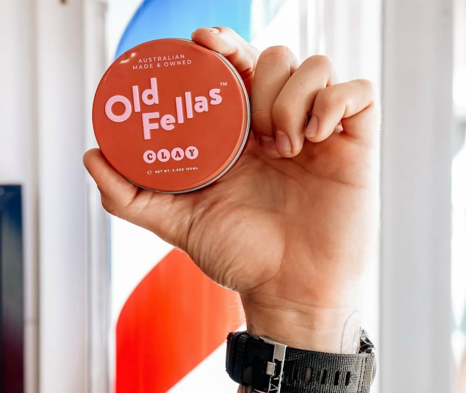 Old Fellas Matte Clay Hair Styling Product for Men &ndash; Strong Hold, Natural Finish &ndash; 90G &ndash; Australian Made &ndash; Texturising Hair Clay for Short & Long Styles image number 3