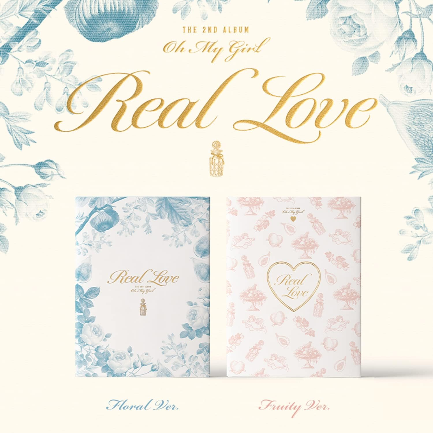 OH MY GIRL - the 2Nd Full Album [Real Love] (Fruity Ver.) Photobook + Photocard + Selfie Photocard + Message Card + Film Bookmark + Sticker + CD-R image number 2