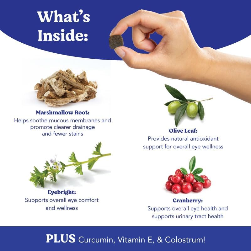 Angels&rsquo; Eyes Natural Tear Stain Prevention Soft Chews for Dogs | 120 Ct Chicken Flavor| for All Breeds | No Wheat No Corn | Daily Supplement | Proprietary Formula image number 6