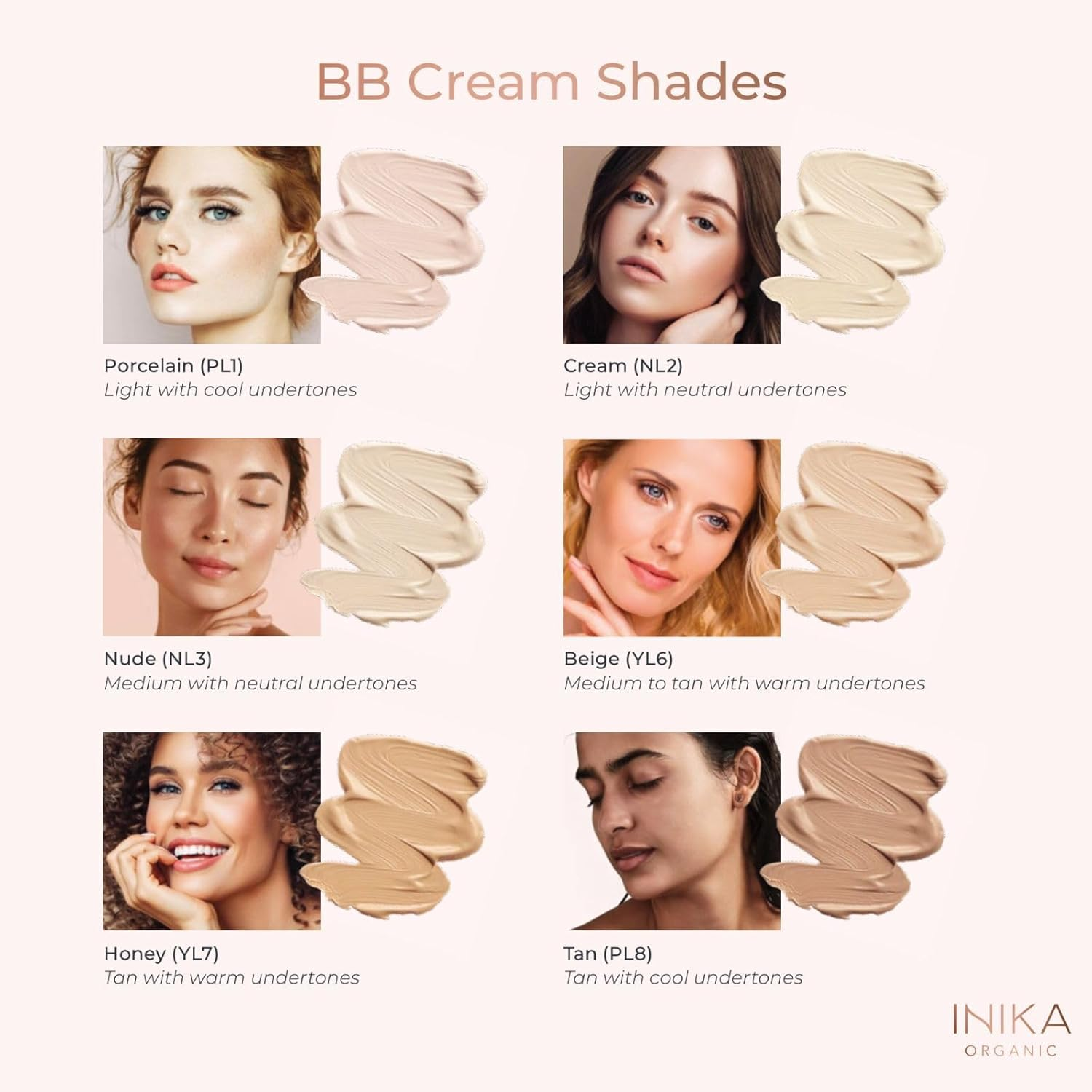 INIKA Organic BB Cream Honey image number 3