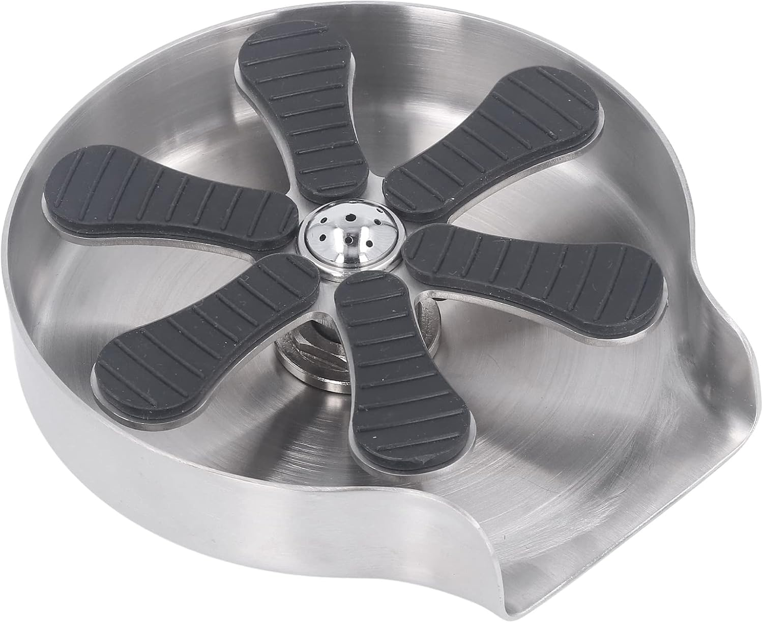 Glass Rinser, Stainless Steel Automatic Glass Rinser 360&deg; Rotating Jet Bottle and Cup Washer for Sink Powerful Cup Washer Kitchen Sink Cup Rinser for Bars, Hotels, Coffee Shops image number 2