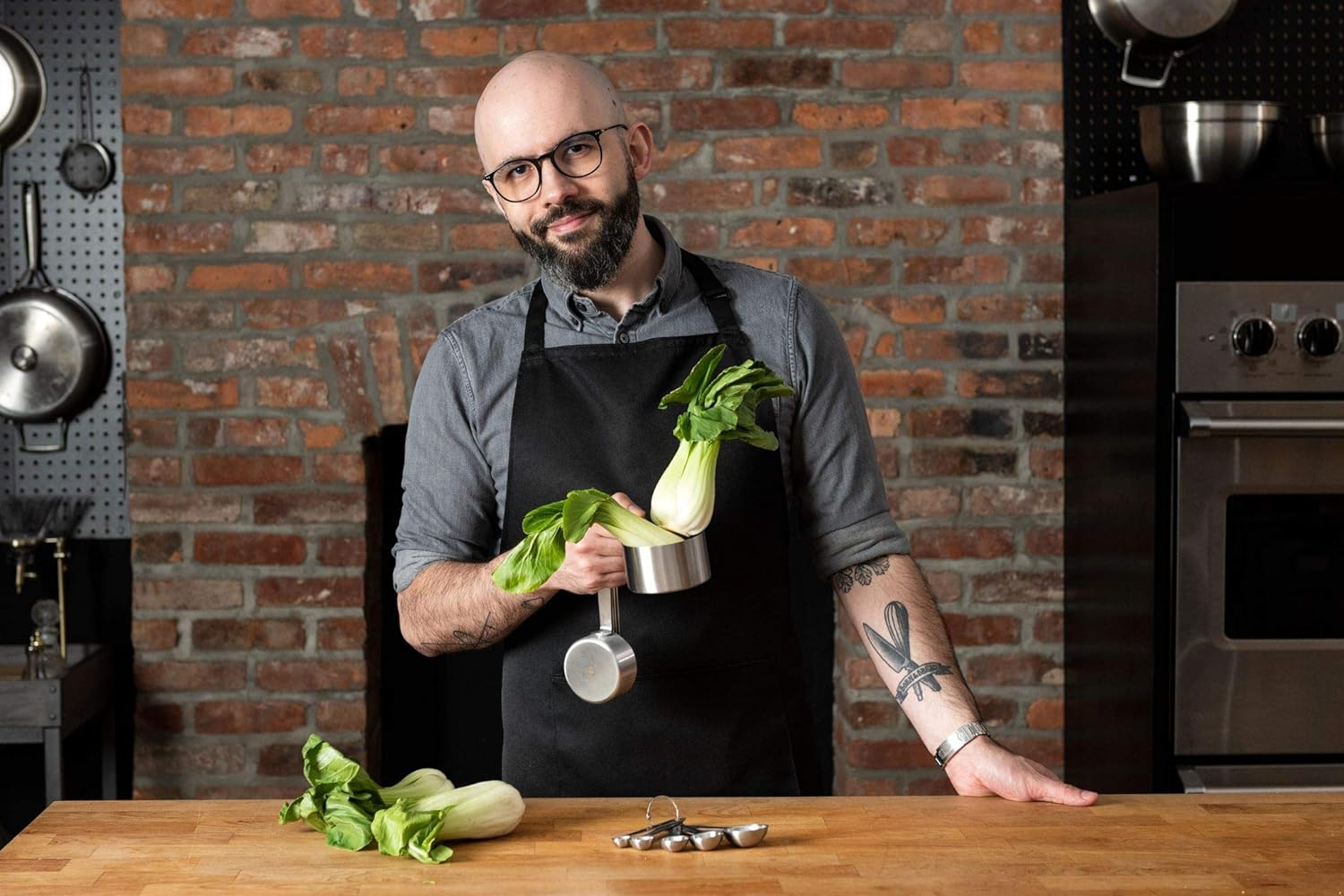 Babish 10-Piece Stainless Steel Measuring Cups & Spoon Set image number 3