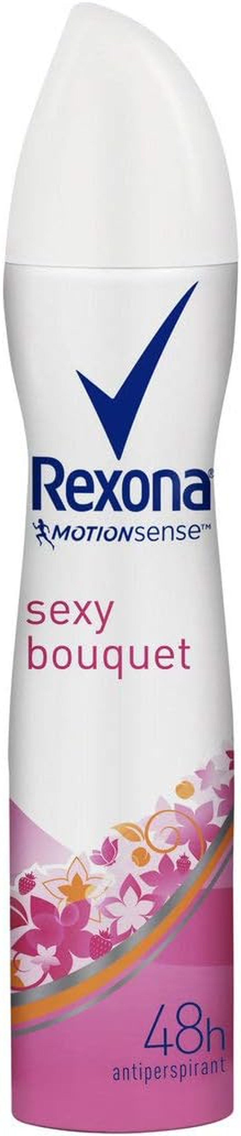Rexona Sexy Bouquet Antiperspirant Aerosol Deodorant for Women, 250Ml, Pack of 6