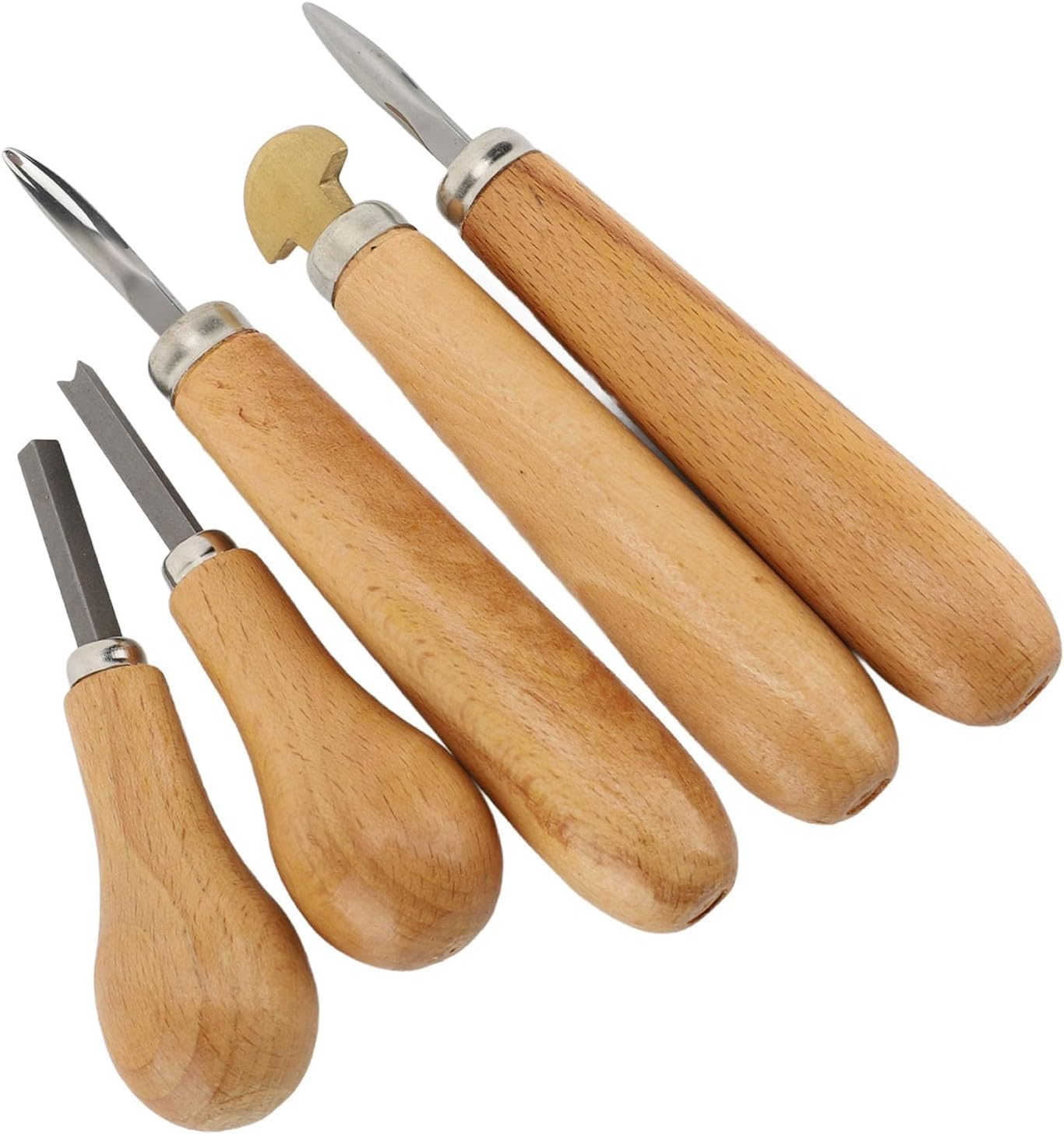 RASTKY Stone Setting Prong and Bezel Set Wood Handle Jewelry Tool Set for Secure Stone Setting for Skilled Beginner for Beech Wood and Metal image number 1