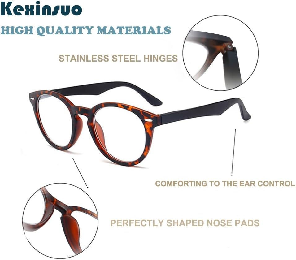 Reading Glasses,Anti Blue Light, for Both Men and Women