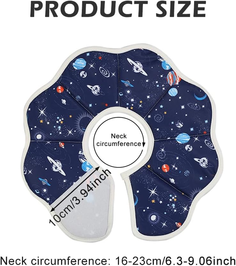 Soft Cat Recovery Collar, Protective Adjustable Pet Collar,Waterproof Comfortable Lightweight Elizabethan Collar for Cat Kitten Prevent from Licking Wounds, Not Block Vision image number 6