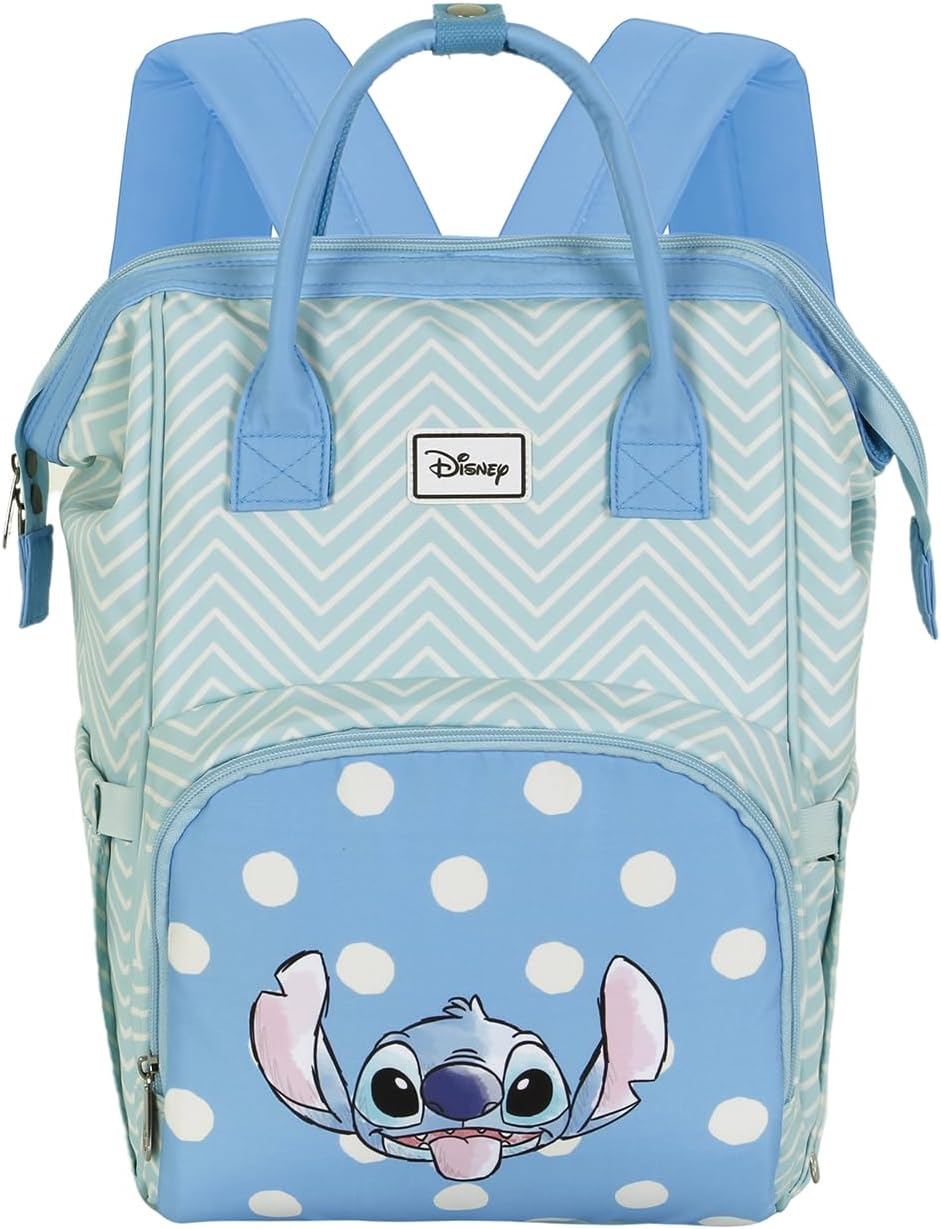 Lilo and Stitch Lovely-Mommy Backpack, Blue, 20 X 25 X 40 Cm, Capacity 20 L, Blue, One Size, Mommy Backpack Lovely image number 1