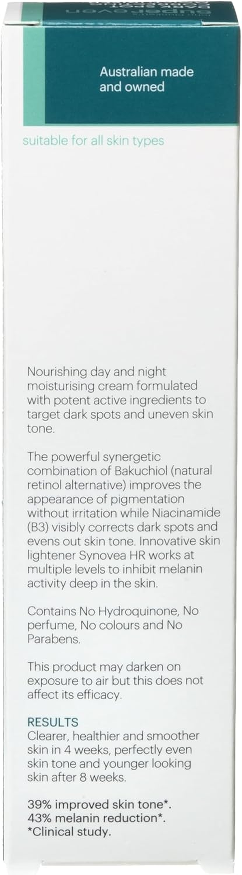 John Plunkett'S Supereven Dark Spot Correcting Moisturiser 60Ml &ndash; Lightens Dark Spots, Evens Skin Tone & Reduces Redness for a Smooth, Radiant Complexion image number 1