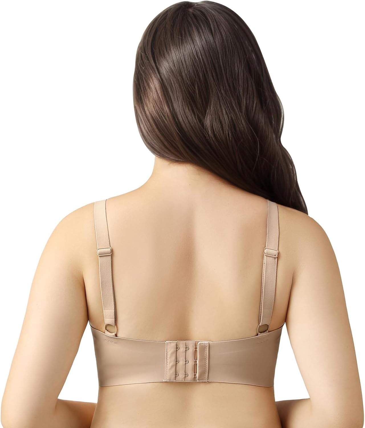 Nursing Bras for Breastfeeding, Leakproof Seamless Comfort Maternity Bras for Pregnancy Sleep with Extra Extender image number 6