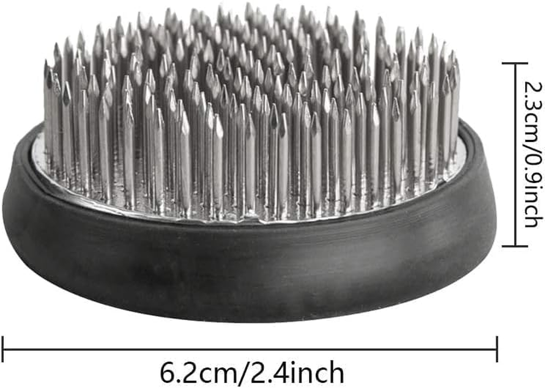 Flower Frog Stainless Steel Pin Frog Flower Arrangement Holder 2.4" Inch (60Mm) image number 5