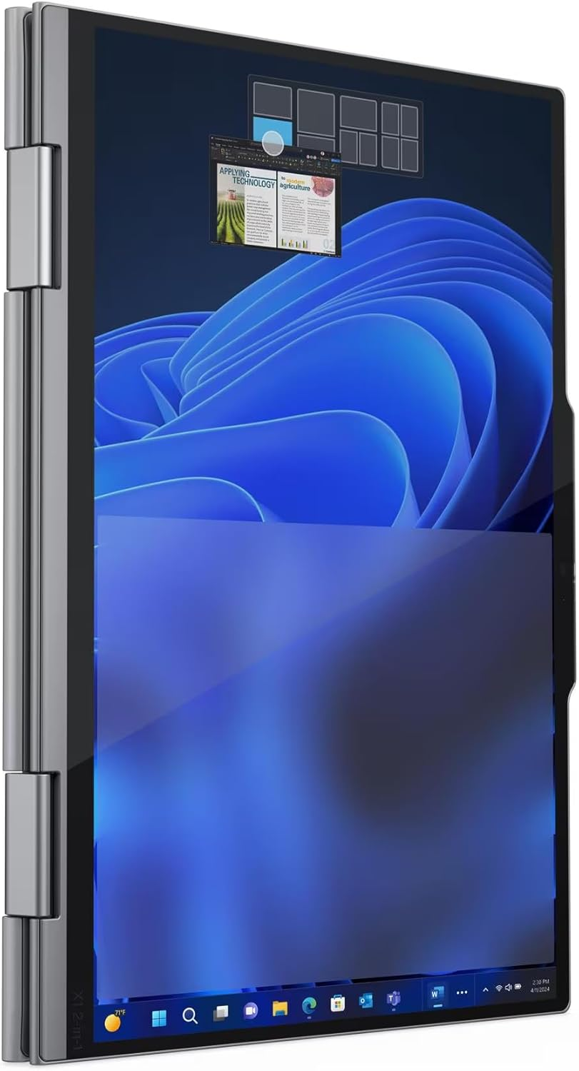 Lenovo Thinkpad X1 2-In-1 Gen 9 14" WUXGA IPS Touch Ultra 5 125U 16GB 512GB SSD AI Boost Wifi 6E Windows 11 Pro Laptop image number 3