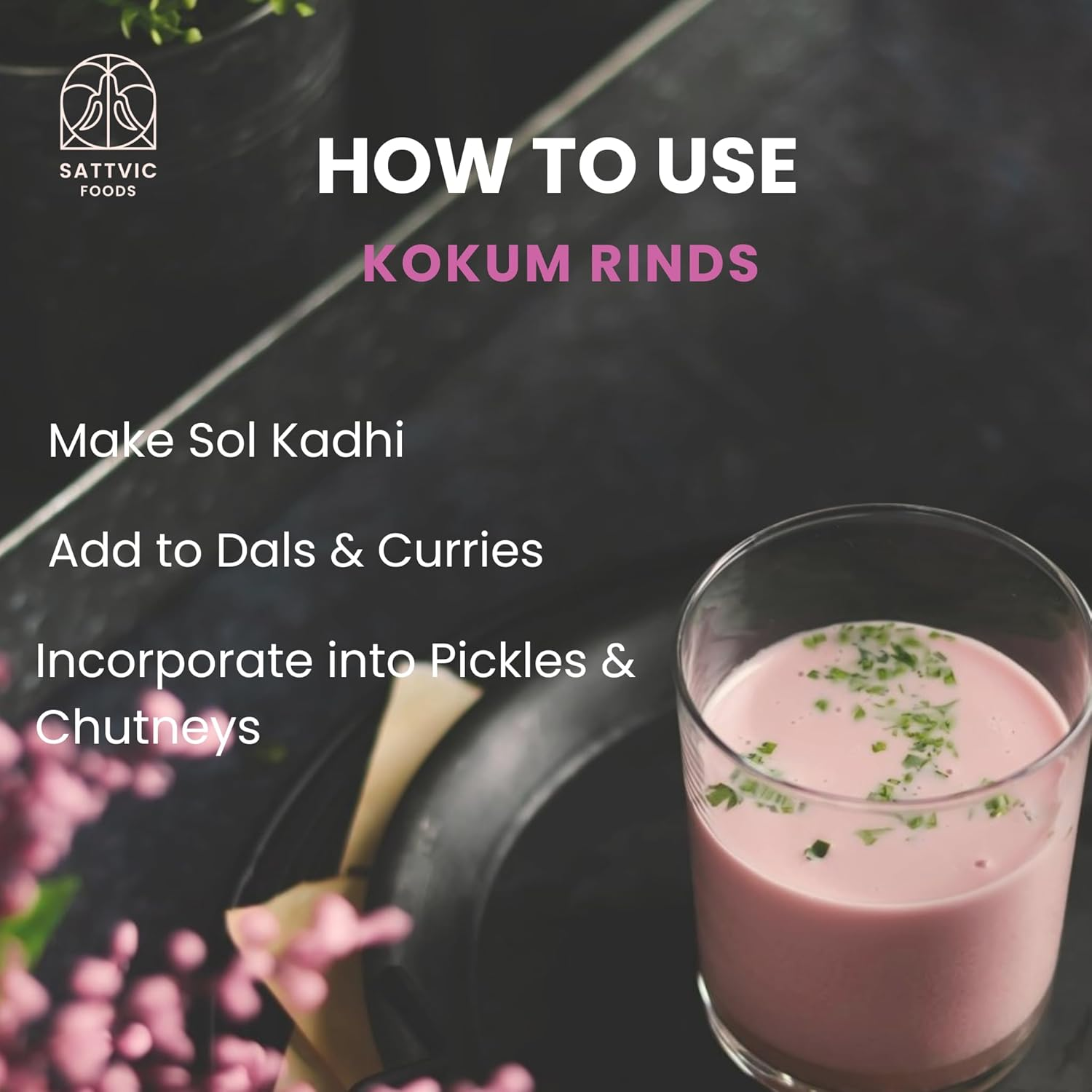 Sattvic Foods Kokum Rinds, 250G image number 1